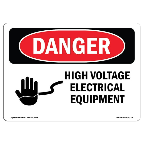 OSHA Waring Sign Rigid Plastic Sign Made in The USA Work Site High Voltage Electrical Room with Symbol Protect Your Business Warehouse & Shop Area OSHA Waring Sign Rigid Plastic Sign Made in The USA Work Site High Voltage Electrical Room with Symbol Protect Your Business Warehouse & Shop Area